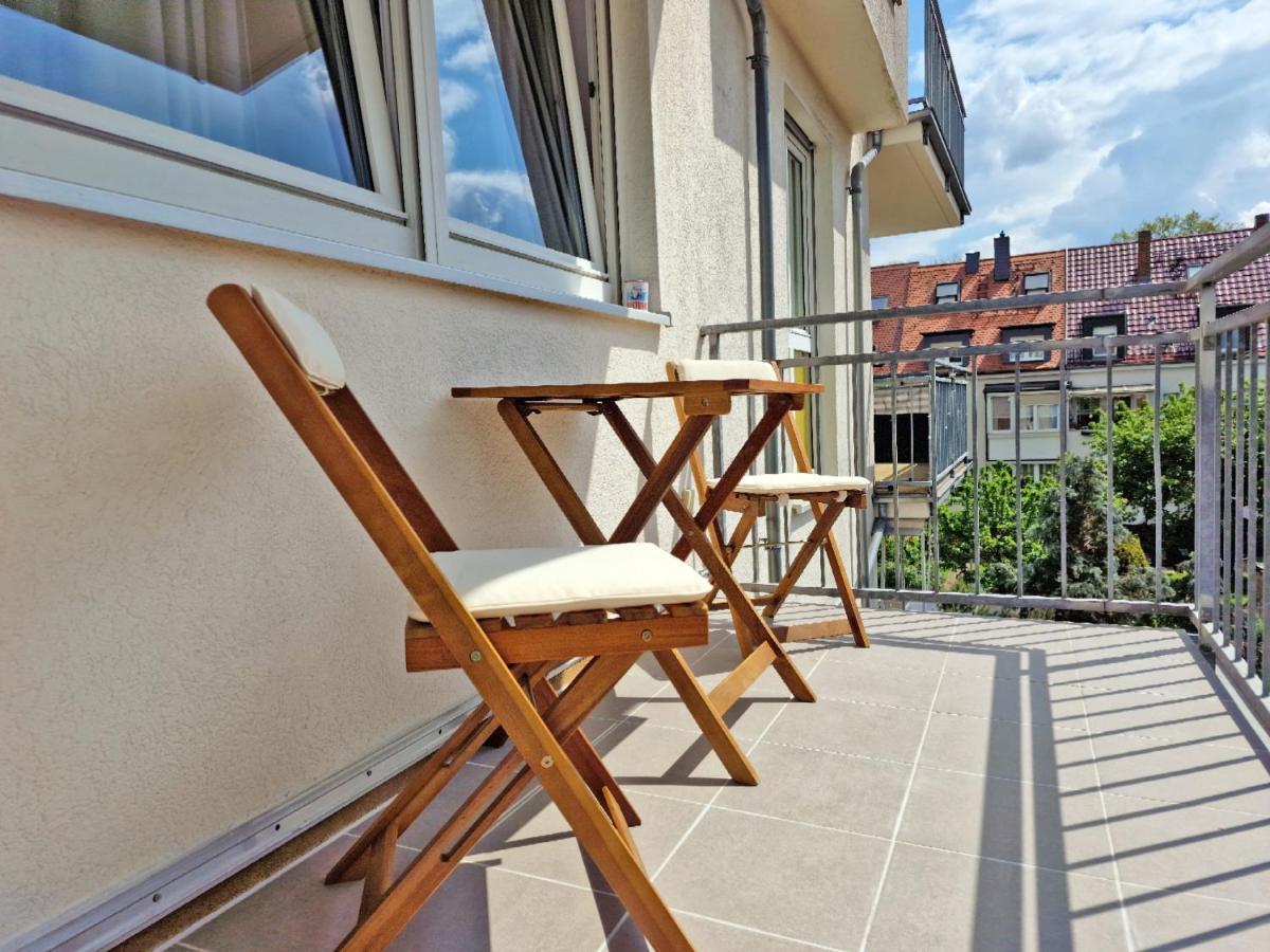 Ferienwohnung Happyside O Free Park O Balkon O Nespresso O Wlan Leipzig Exterior foto